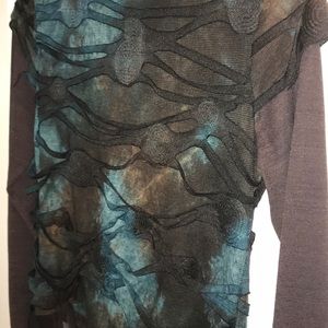 Final price. Anac unique shred effect top. M.